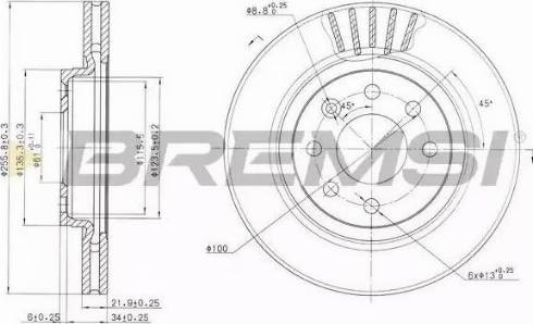 Bremsi DBA510V - Brake Disc autospares.lv