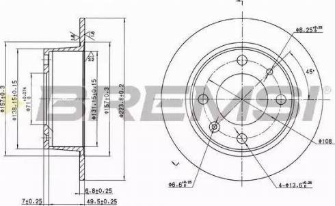 Bremsi DBA052S - Brake Disc autospares.lv