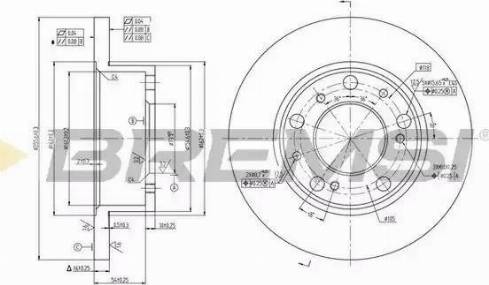 Bremsi DBA063S - Brake Disc autospares.lv