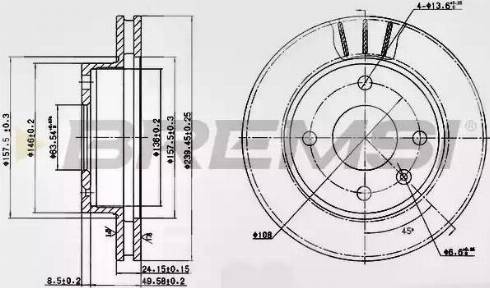 Bremsi DBA183V - Brake Disc autospares.lv