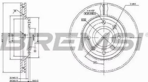 Bremsi DBA214V - Brake Disc autospares.lv