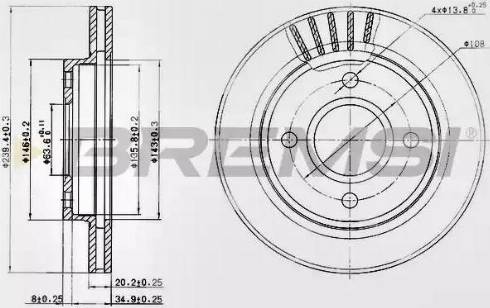 Bremsi DBA766V - Brake Disc autospares.lv