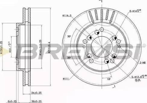 Bremsi DBA761V - Brake Disc autospares.lv