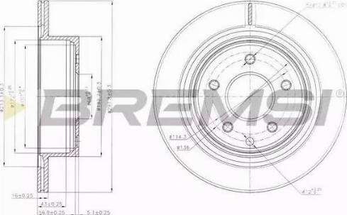 Bremsi DBB579V - Brake Disc autospares.lv