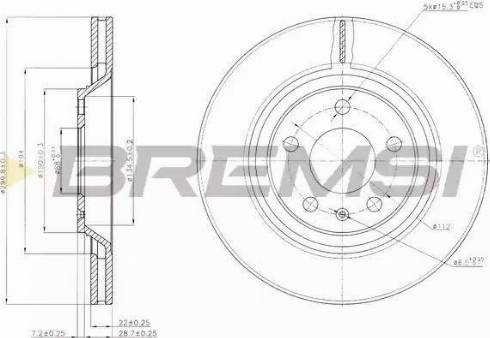 Bremsi DBB889V - Brake Disc autospares.lv