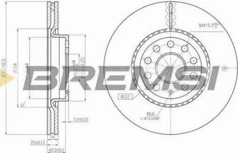 Bremsi DBB305V - Brake Disc autospares.lv