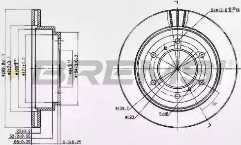 Bremsi DBB385V - Brake Disc autospares.lv