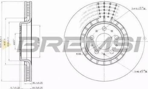 Bremsi DBB371V - Brake Disc autospares.lv