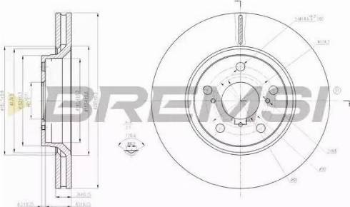 Bremsi DBB756V - Brake Disc autospares.lv