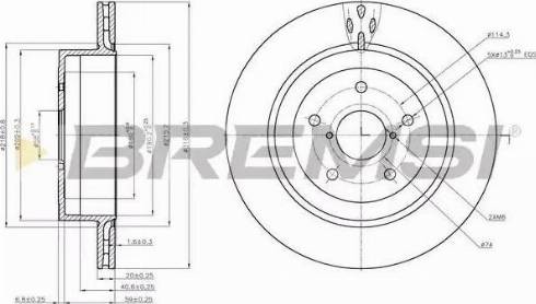 Bremsi DBB751V - Brake Disc autospares.lv