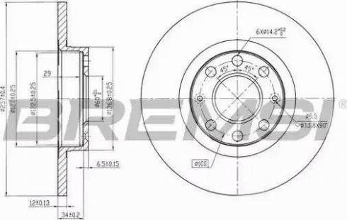 Bremsi DBB784S - Brake Disc autospares.lv