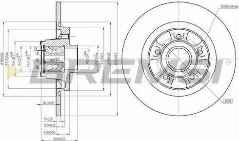 Bremsi DBB734S - Brake Disc autospares.lv