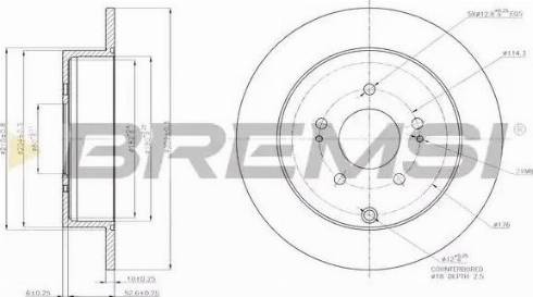 Bremsi DBB737S - Brake Disc autospares.lv