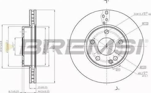 Bremsi DBC334V - Brake Disc autospares.lv