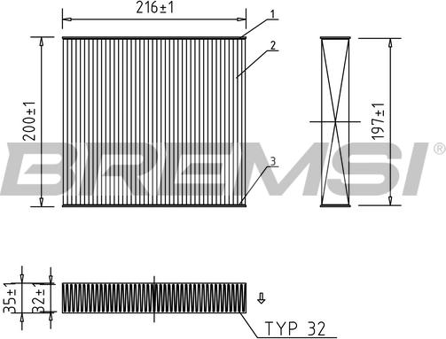 Bremsi FC0078 - Filter, interior air autospares.lv