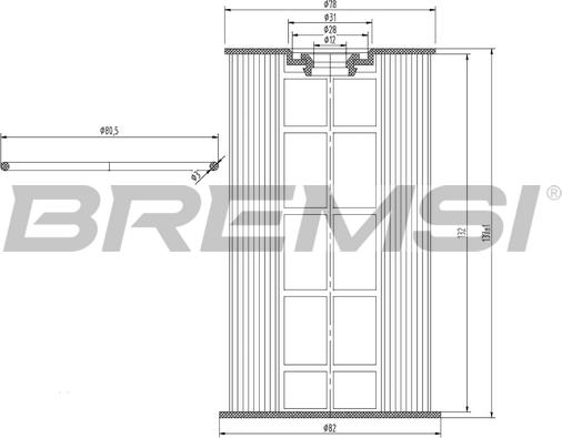 Bremsi FE0154 - Fuel filter autospares.lv
