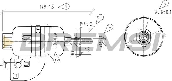 Bremsi FE1901 - Fuel filter autospares.lv