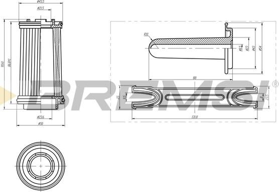 Bremsi FE1435 - Urea Filter autospares.lv