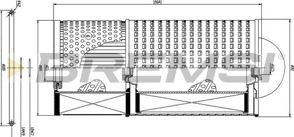 Bremsi FL1729 - Oil Filter autospares.lv