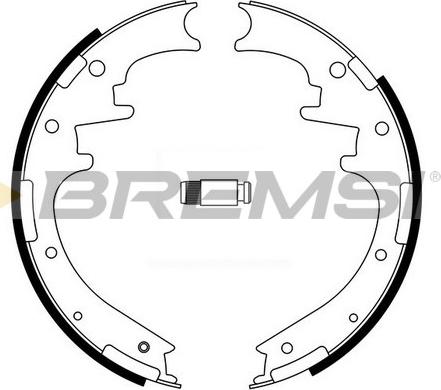 Bremsi GF4705 - Brake Shoe Set autospares.lv