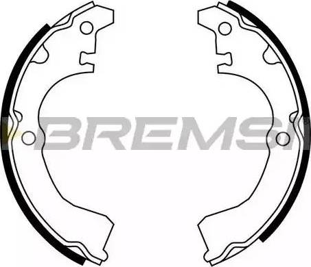 Bremsi GF0943 - Brake Shoe Set autospares.lv