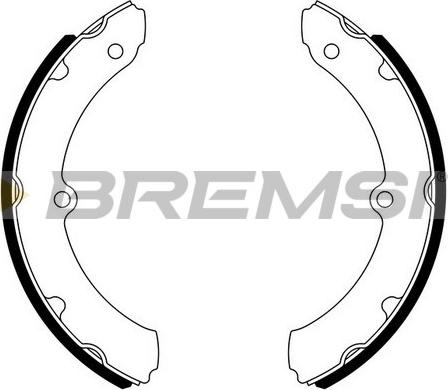 Bremsi GF0983 - Brake Shoe Set autospares.lv