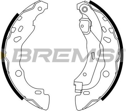 Bremsi GF0409 - Brake Shoe Set autospares.lv