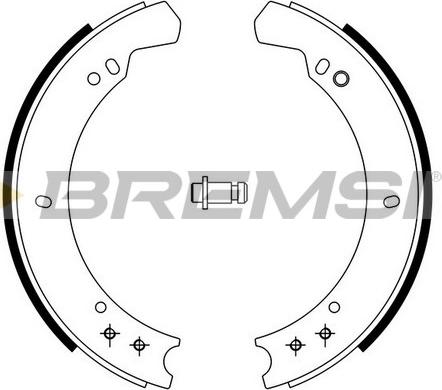 Bremsi GF0434 - Brake Shoe Set autospares.lv