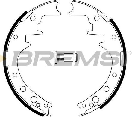 Bremsi GF0554 - Brake Shoe Set autospares.lv