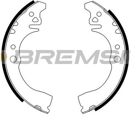Bremsi GF0661 - Brake Shoe Set autospares.lv