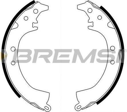 Bremsi GF0667 - Brake Shoe Set autospares.lv