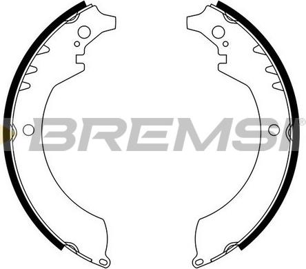 Bremsi GF0679 - Brake Shoe Set autospares.lv