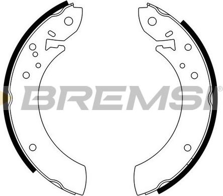 Bremsi GF0194 - Brake Shoe Set autospares.lv