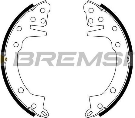 Bremsi GF0811 - Brake Shoe Set autospares.lv