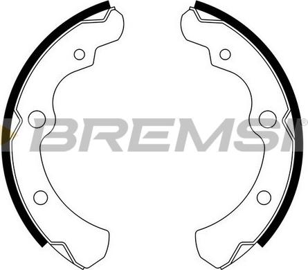 Bremsi GF0881 - Brake Shoe Set autospares.lv