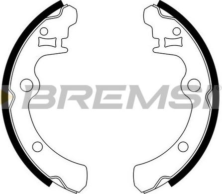 Bremsi GF0883 - Brake Shoe Set autospares.lv