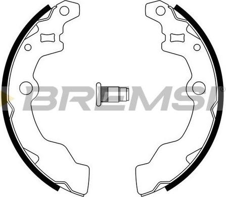 Bremsi GF0882A - Brake Shoe Set autospares.lv