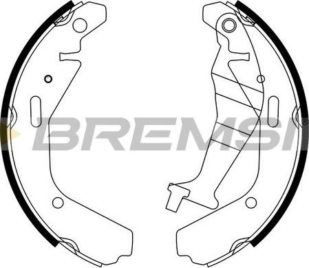 Bremsi GF0359 - Brake Shoe Set autospares.lv