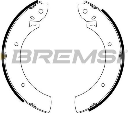 Bremsi GF0207 - Brake Shoe Set autospares.lv
