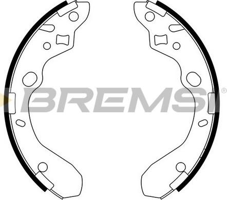 Bremsi GF0792 - Brake Shoe Set autospares.lv