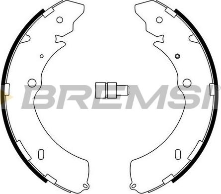 Bremsi GF0755 - Brake Shoe Set autospares.lv