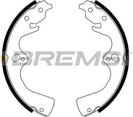 Bremsi GF0783 - Brake Shoe Set autospares.lv