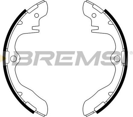 Bremsi GF0782 - Brake Shoe Set autospares.lv
