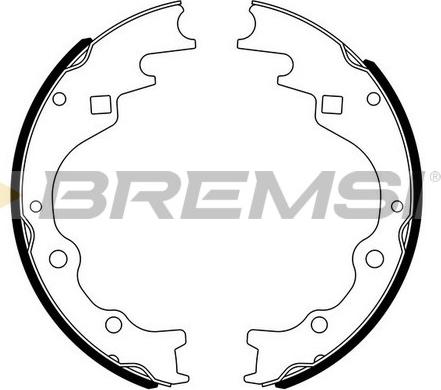 Bremsi GF0787 - Brake Shoe Set autospares.lv