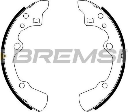 Bremsi GF0779 - Brake Shoe Set autospares.lv