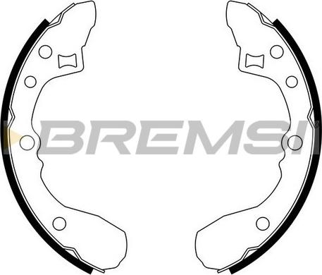 Bremsi GF0773 - Brake Shoe Set autospares.lv