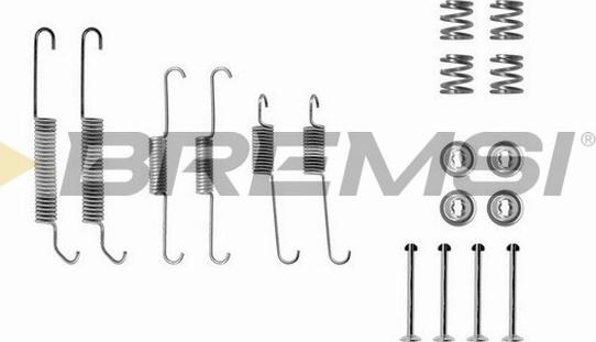 Bremsi SK0590 - Accessory Kit, brake shoes autospares.lv