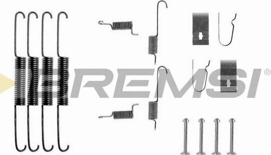 Bremsi SK0664 - Accessory Kit, brake shoes autospares.lv