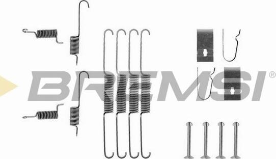 Bremsi SK0663 - Accessory Kit, brake shoes autospares.lv
