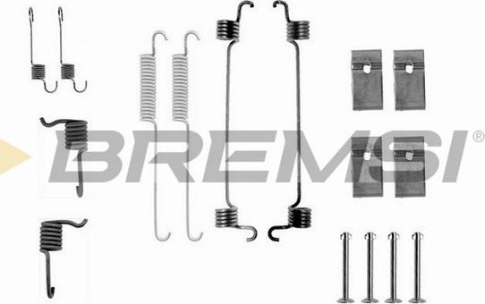 Bremsi SK0676 - Accessory Kit, brake shoes autospares.lv